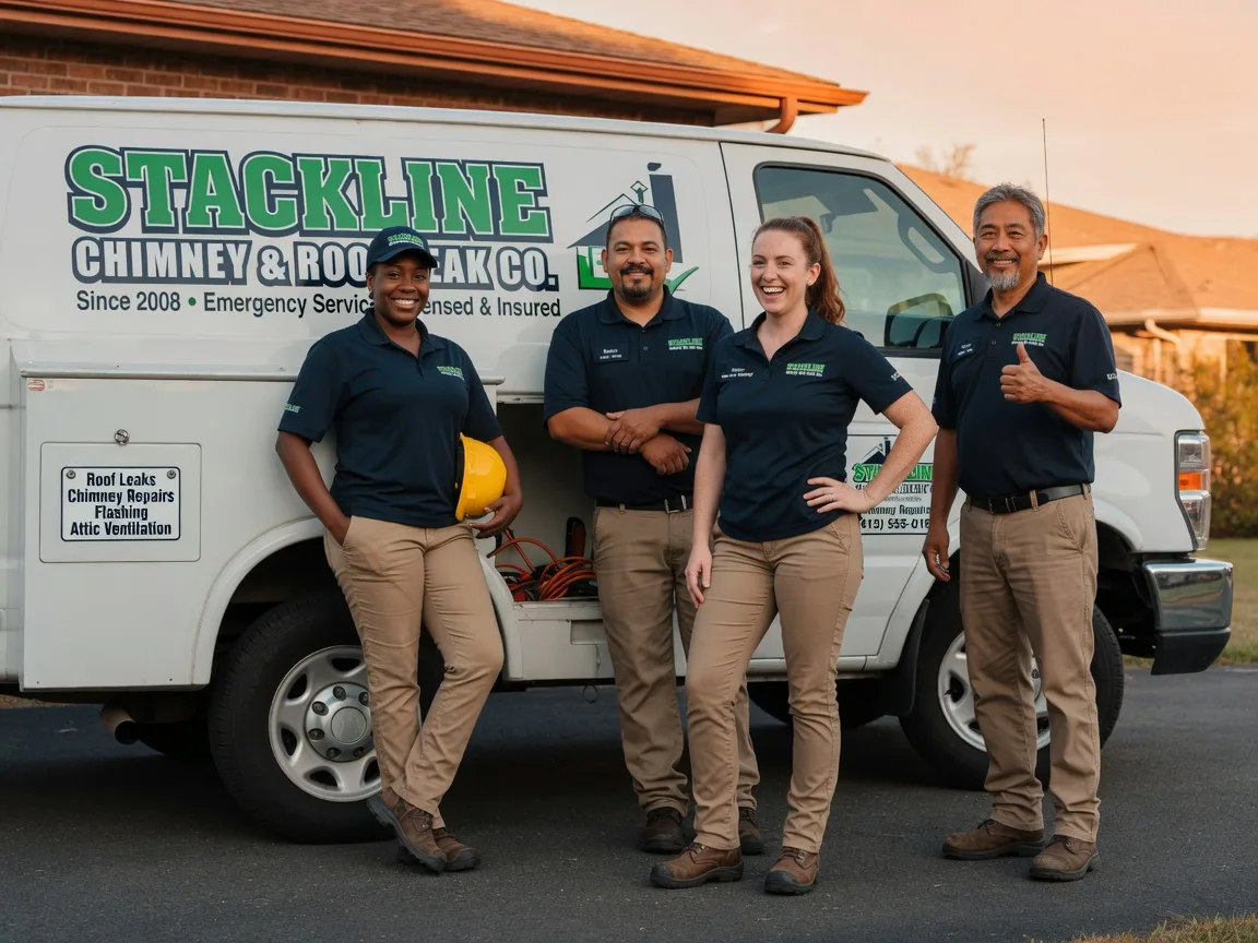 Chimney flashing repair company in Chouteau, OK